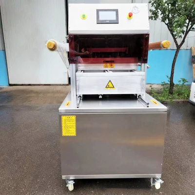 Aire acondicionado Caja de vacío máquina de envasado Fresh-Keeping lactona Tofu maquinaria de la máquina de envasado al vacío