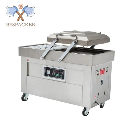 Bespacker para suelo de la práctica de gran capacidad de carne de vacuno de carne de pescado fresco de frutos secos de mantenimiento de la máquina de sellado al vacío envasado