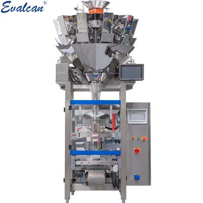 VFFS de alta velocidad Bolsa de Harina Bolsa de embalaje de la máquina de embolsado para Azúcar Salet detergente polvo Especias Harina Galletas nueces patatas fritas Envases de leche granular