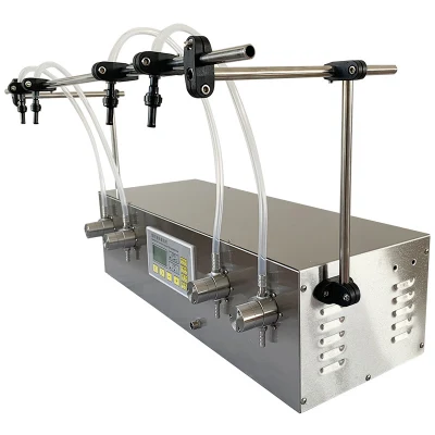 Resistencia a la corrosión Dovoll magnético de alta temperatura semiautomática de la bomba de agua de botella de plástico de la miel líquida Salsa de zumo de refresco, salsa de tomate Máquina de Llenado
