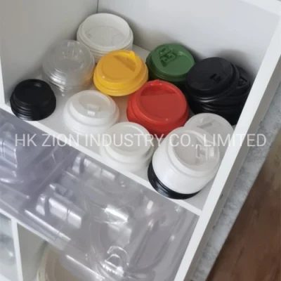 Gran disposición contenedor Recipiente de plástico con tapa recipiente alimentos Comida de verificación que hace la máquina de termoformado Máquina de embalaje blister tazas de té
