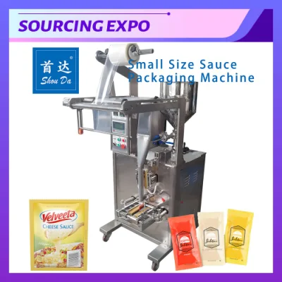 Flujo automático de pasta de tomate ketchup miel salsa de chili/Máquina de embalaje de miel zumo de máquina de envasado de líquidos/envasador de la sopa de leche