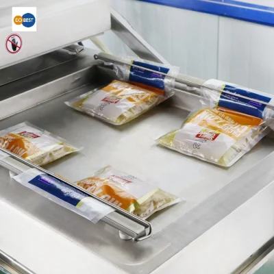 Los frutos secos comerciales de la máquina selladora de vacío Vertical de la máquina de envasado al vacío de alimentos/paquete