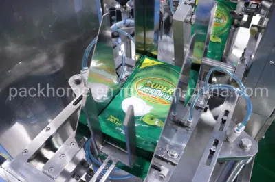 Animal Pet Food arroz Pita Chips Cracker Frozen sea Foods Soporte preformado giratorio Bolsa de cremallera Bolsa Doybag Bolsa de llenado de bolsas Máquina de embalaje