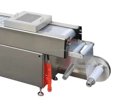 Dps termoformado envase vacío Llenado/Máquina de embalaje de alimentos/salchichas de carne/pescado/