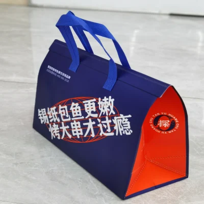 Zw-A8 no Tejido laminado con aislamiento térmico de la bolsa de comida para llevar/bolsa/máquina de hacer entrega de la bolsa de frutas