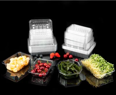 Pet PVC automático PS alimentos caja de embalaje Fiambrera para llevar el recipiente de leche de máquina de hacer la tapa taza de té