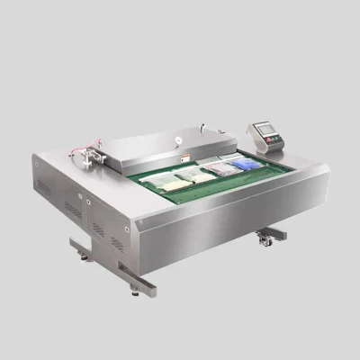Máquina de envasado al vacío automático y continuo sellador de alimentos máquina de envasado al vacío 1100mm Sellado