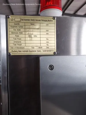 Máquina de embalaje termoformado totalmente automática para alimentos carne Frutas Verduras Pescado de fideos