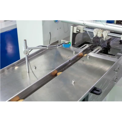 Landpack Lp-350b para Cookie desechables médicos individuales Flow Pack envasado máquinas de embalaje la máquina