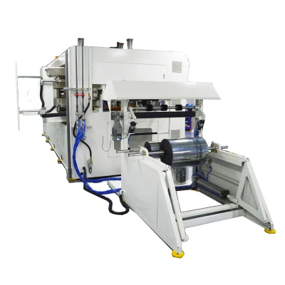 ZS-4070 presión positiva y negativa totalmente automática calibre fino proceso de termoformado al vacío producto plástico (embalaje, bandeja, caja, tapa...) Máquina