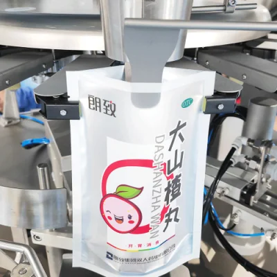 Máquina de embalaje de Doypack totalmente automática máquina de llenado Candy Candy semillas Bolsa de grano de cremallera máquina de embalaje de bolsas prefabricadas