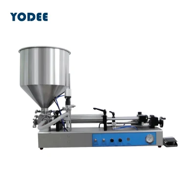 Máquina semiautomática de llenado de mayonesa de jarabe de miel