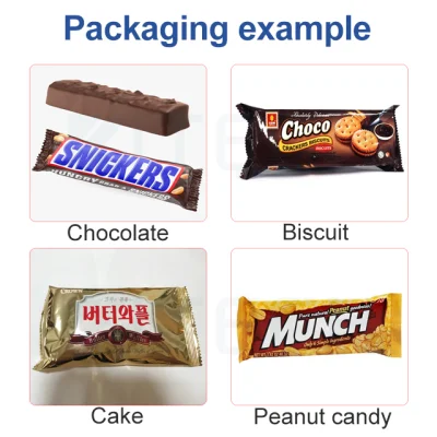 KL China fábrica Precio de chocolate automático Bar/ barra de energía/Candy/ Pan/ Forma de galleta llenado sellado de relleno flujo de embalaje sellado de llenado de embalaje Máquina