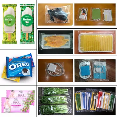 Fruta y verdura horizontal automática/Biscuit/Cookies/Chocolate/Cup Cake Pan/Caramelos/Bandeja de alimentos de la Junta para rellenar formularios de flujo de ajuste de la máquina de embalaje embalaje