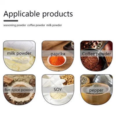 Máquina automática de envasado en polvo de Sachet esencia de pollo desecante azúcar vertical Máquina de embalaje de bolsas