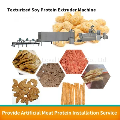 Máquina de procesamiento de carne de soya Egetarian Steak haciendo