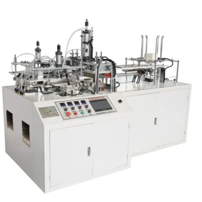 Smart completamente automático Caja de papel sellado al calor que hace la máquina máquina de formación de Papel Caja de almuerzo de trabajo