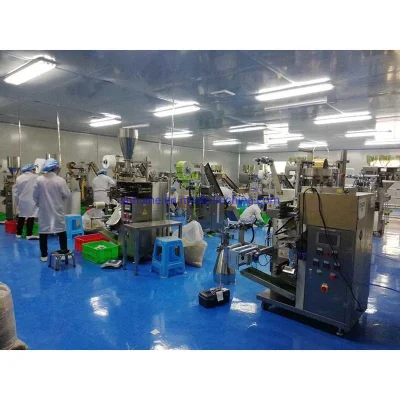 Filtro automático de té Bolsa máquina de embalaje con etiqueta y rosca té automático Bolsa máquina de embalaje con cuerda