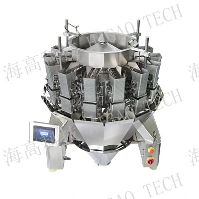 Weigher multiterminal automática máquina de envasado pesaje y ensalada de frutas verduras de la máquina de embalaje
