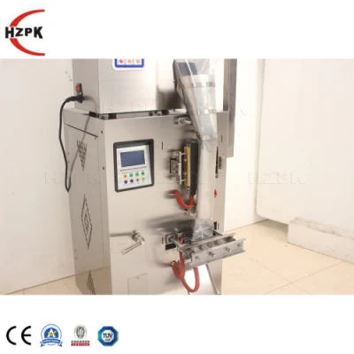 Hzpk vertical automático pequeño papel Tea Bolsa de plástico de alimentos SAL Granule Sachet Máquinas de pesaje y embalaje multifunción para pequeñas empresas