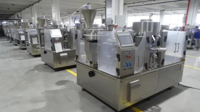 Automático Lin-Pack listo para comer el Envasado de Alimentos Máquina de embalaje bolsa
