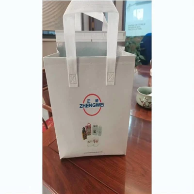 Zw-A8 no Tejido laminado con aislamiento térmico de la bolsa de comida para llevar/bolsa/máquina de hacer entrega de la bolsa de frutas