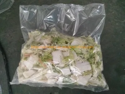 Los vegetales verdes automática de envasado al vacío de la bolsa de almohada de la máquina de embalaje