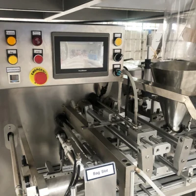 Kl-210 gds Doypack de llenado automático máquina de envasado de polvo de café molido.