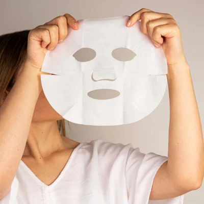 Nuevo Cuidado de la piel Cosméticos Belleza papel facial Máscara plegable Embalaje Máquina