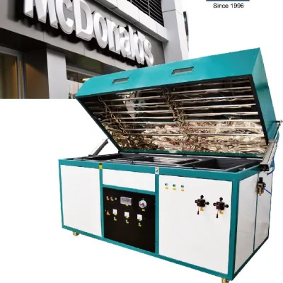 Máquina automática de termoformado de tablero de plástico de 4*8 pies para letreros 3D de acrílico ABS PVC lámina de PET.