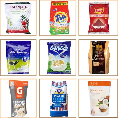 Venta caliente Automatic 300 g de 1kg de Chocolate en Polvo/café molido para rellenar formularios de la bolsa de Embalaje Embalaje Embalaje de flujo de la junta de sellado de llenado de la máquina de llenado con el sinfín