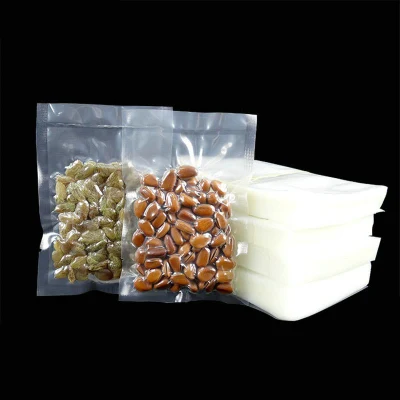 Prueba de humedad de la Junta de calor de Nylon transparente de plástico vacío máquina de hacer bolsas de embalaje de alimentos para las tuercas bolsas de embalaje de plástico