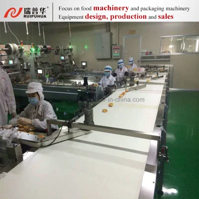 Pastel de capa totalmente automática Máquina de embalaje alimentación pan pan pan de la máquina de embalaje la máquina de ensacado Shives