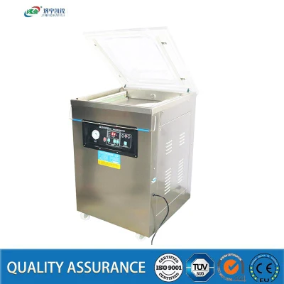 Máquina de envasado de sellador de vacío para alimentos vertical de una cámara
