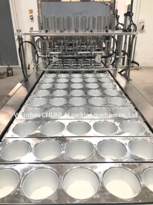 Máquina de embalaje de fideos instantánea automática máquina de sellado de cuenco de plástico