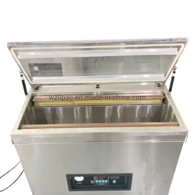 La comida de arroz de la piel bolsa de plástico sellado al vacío envasado selladora Máquina de embalaje