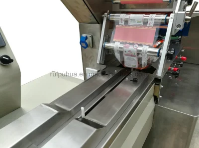 Pastel de capa totalmente automática Máquina de embalaje alimentación pan pan pan de la máquina de embalaje la máquina de ensacado Shives