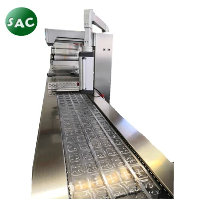 Platos preparados Embalaje rápido de alimentos / Autofu Termoforming Vacuum Máquina de sellado