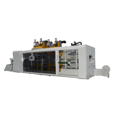 ZS-4070 presión positiva y negativa totalmente automática calibre fino proceso de termoformado al vacío producto plástico (embalaje, bandeja, caja, tapa...) Máquina