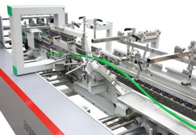 Los alimentos dulces automática de embalaje de cartón de papel Hamburger hamburguesa/máquina de hacer el cuadro de plegar los fabricantes para la venta (YL-650PC-B).