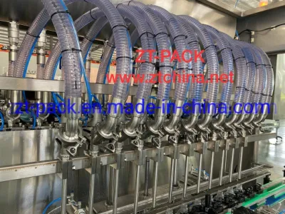 Botella de plástico automático de desinfección de la mano de aceite comestible/Jam Salsa//jabón líquido/mantequilla de maní de embalaje de llenado de Ketchup/Tapadora máquina de envasado etiquetado sellado