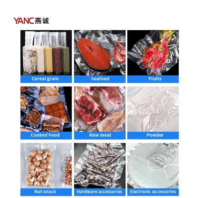 Versión actualizada de la máquina de envasado al vacío automática de alimentos máquina de envasado de salchichas de pollo