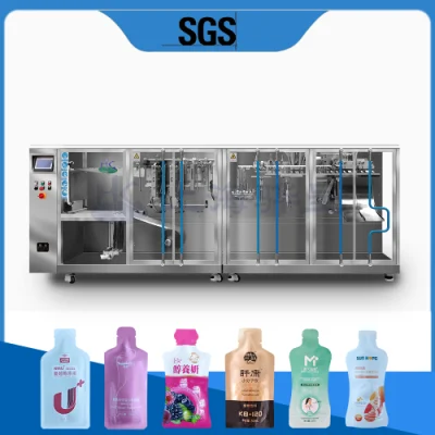 Máquina de embalaje de HFFS para aderezo de ensalada, bolsa de frutos secos Máquina de embalaje