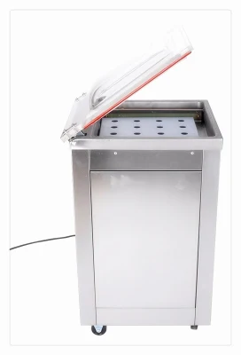 Cámara única máquina de envasado selladora de vacío para las frutas, verduras, alimentos, té, arroz, carne