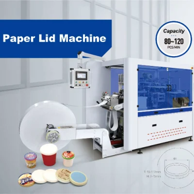 La comida de papel automática de Pizza Pastel de 4 de 6 esquinas de la bolsa de cuadro de la tapa de la placa de la Copa Cónica Gluer carpeta/ El encolado de plegado de pegar la formación que hace la máquina