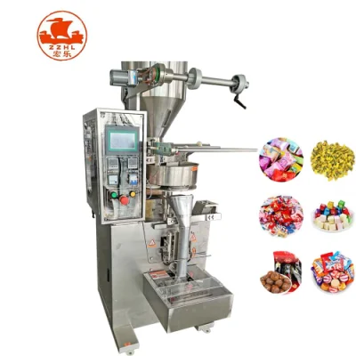 China el llenado y sellado de Acero Inoxidable frutas congeladas hortalizas semillas de arroz de tornillo de la máquina de embalaje de azúcar 1 kg 2 kg 5 Kilo
