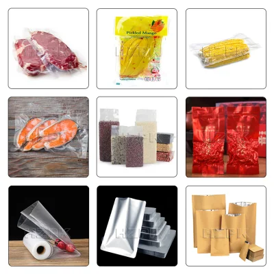 Arroz eléctrica Hzpk Bolsa ladrillo cuadrado vacío protector de los alimentos de la máquina selladora embalaje