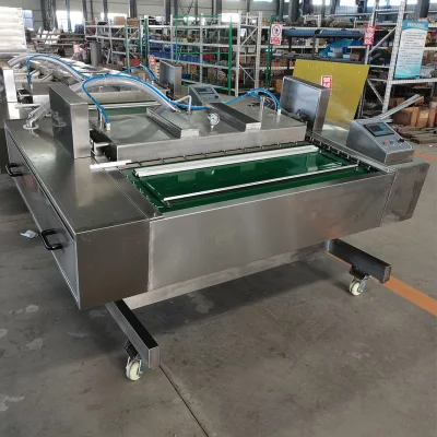 Máquina de envasado al vacío continuo de la máquina de envasado al vacío de la fruta seca del bocadillo Ventas directas de fabricantes de máquinas