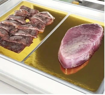 Los alimentos frescos de plástico de sobremesa Mantenimiento de la máquina de envasado skin al vacío (DJT-310VS)